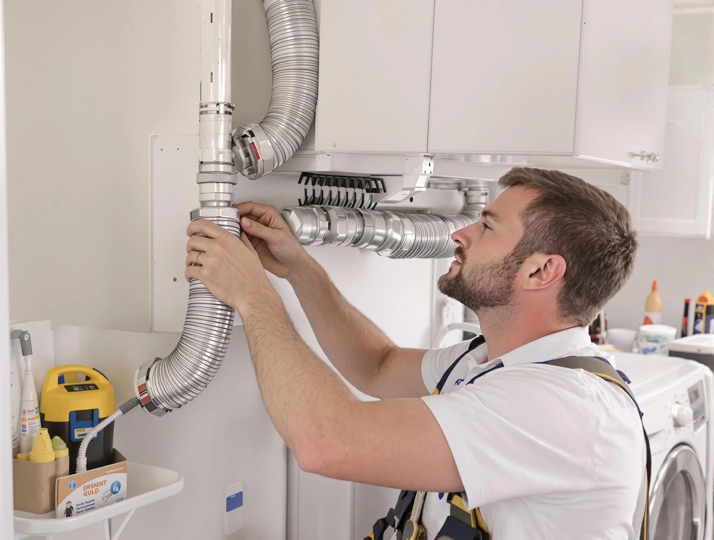 Professional dryer vent repair and installation by Corona Dryer Vent Cleaning in Corona