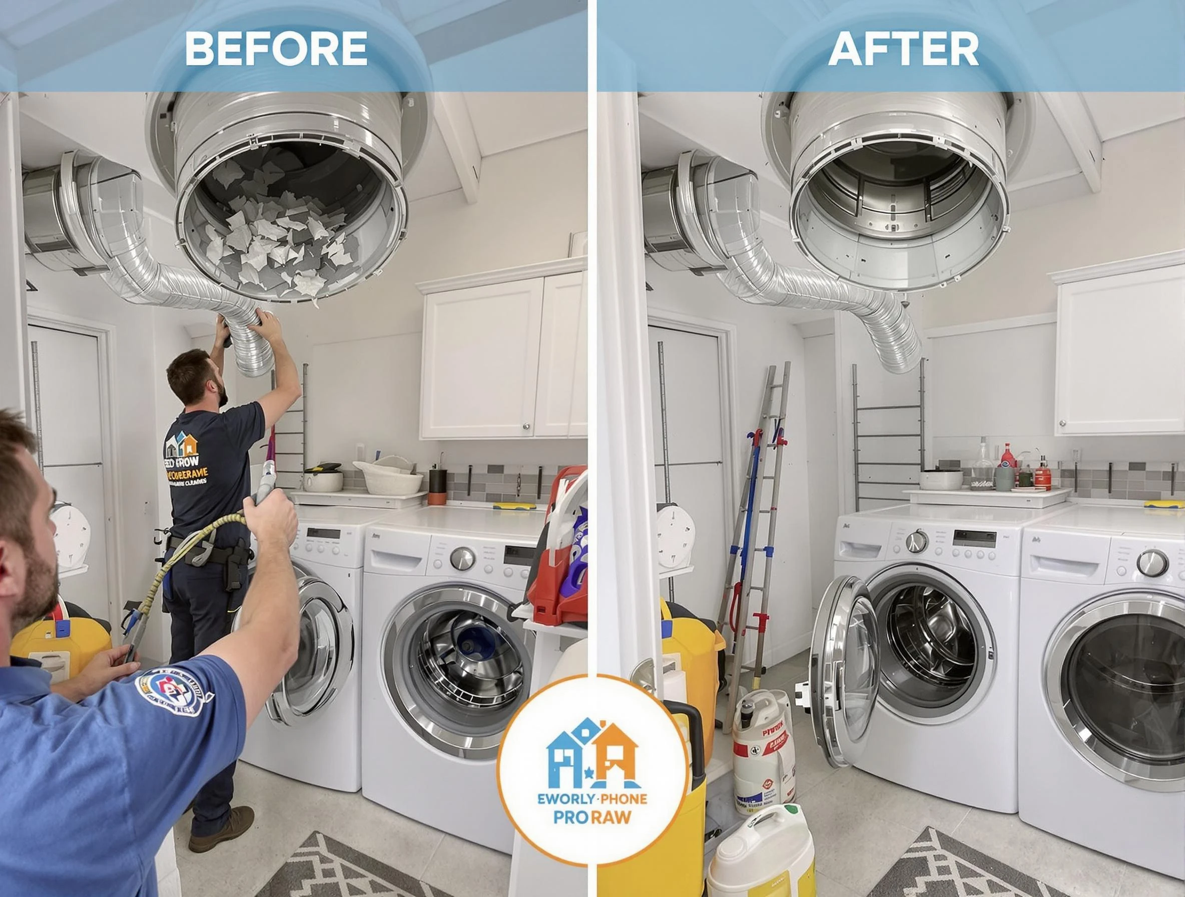 Residential dryer vent cleaning by Corona Dryer Vent Cleaning in Corona
